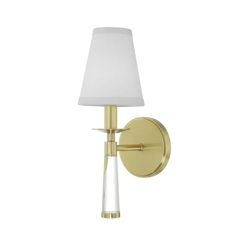 Baxter 5'' Aged Brass Sconce Gold 5"W x 15"H x 7"D
