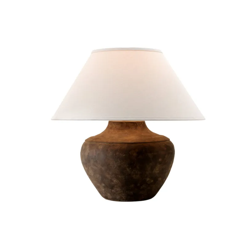 Calabria 1-Light Table Lamp in Rustco 20W x 20.5H