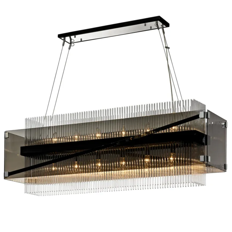 Apollo 12-Light Linear in Bronze 49.75L x 12.5W x 17.5H