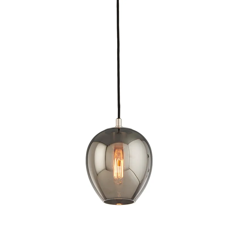 Odyssey 1-Light Pendant in Texture Black 7W x 10.75H