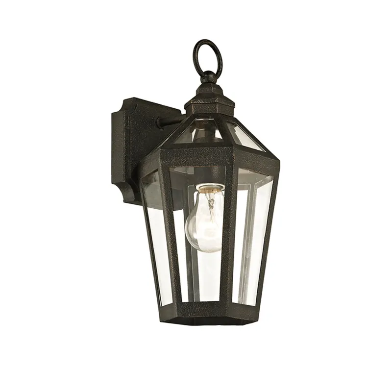 Calabasas 1-Light Exterior Wall Sconce in Vintage Bronze 7W x 13.5H