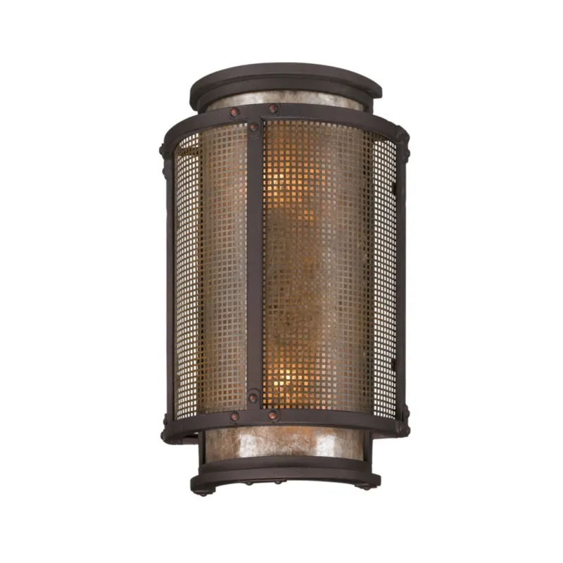 Copper Mountain 2-Light Exterior Wall Sconce in Bronze 8.75W x 14.25H
