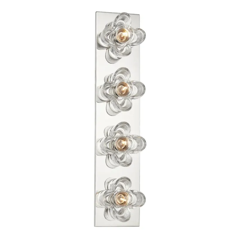 Shea 4-Light Bath and Vanity in Polished Nickel 22W x 4.75H