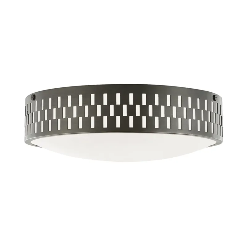 Phoebe 3-Light Flush Mount in Old Bronze 14W x 4.5H