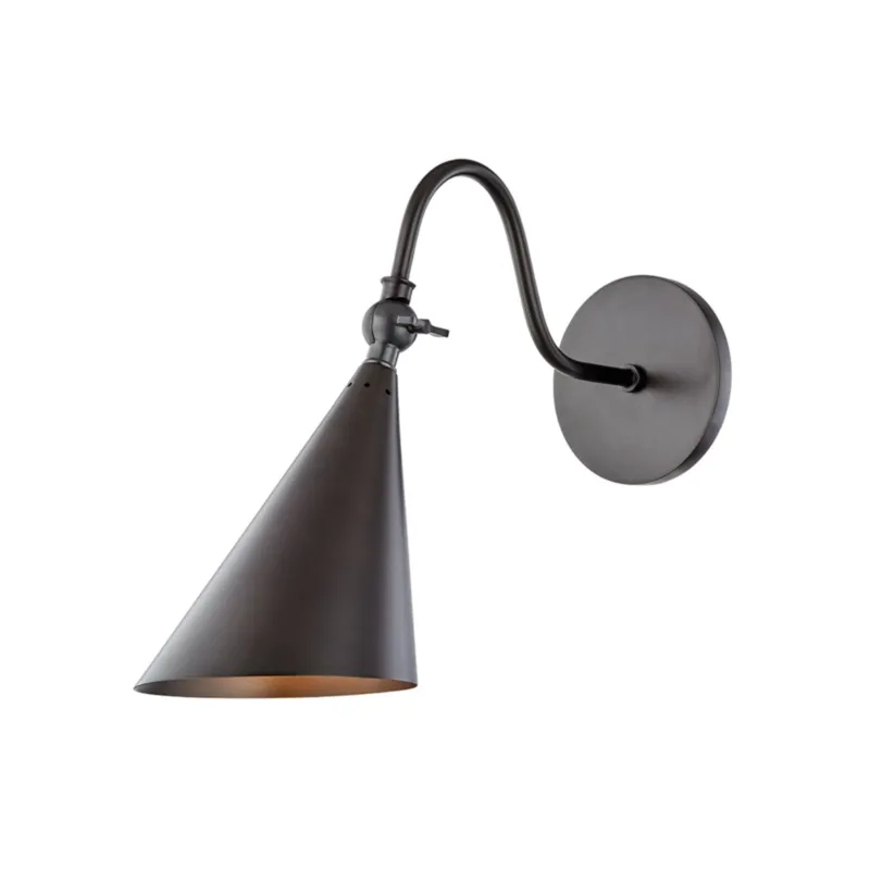 Lupe 1-Light Wall Sconce in Old Bronze 6.25W x 12H