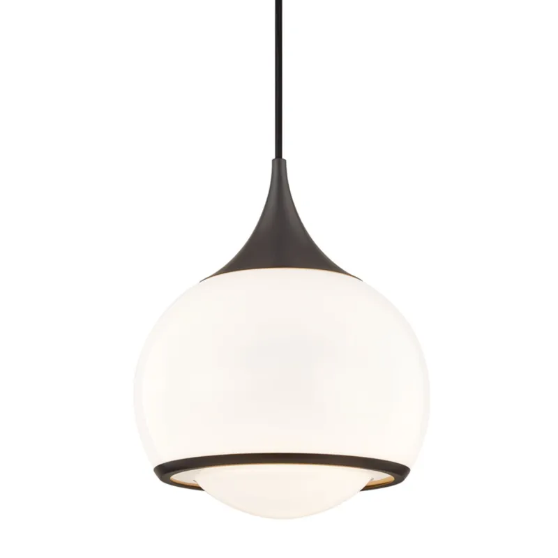 Reese 1-Light Pendant in Old Bronze 10W x 11.5H