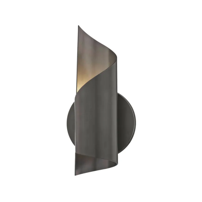 Evie 1-Light Wall Sconce in Old Bronze 4.75W x 9.75H