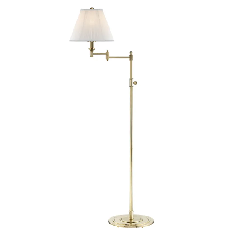 Signature No.1 1-Light Floor Lamp in Aged Brass by Mark D. Sikes 24W x 57H