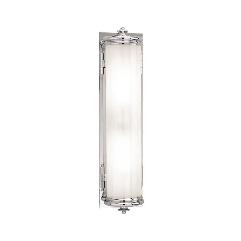 Bristol 2-Light Bath and Vanity in Polished Nickel 20L x 5W x 20H