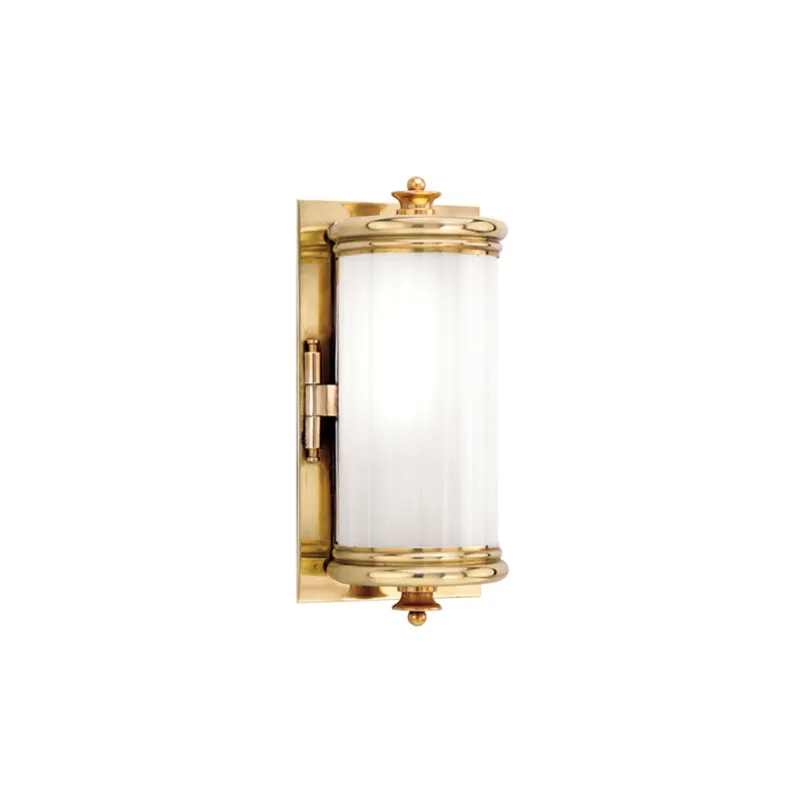 Bristol 1-Light Bath and Vanity in Aged Brass 10L x 5W x 10H