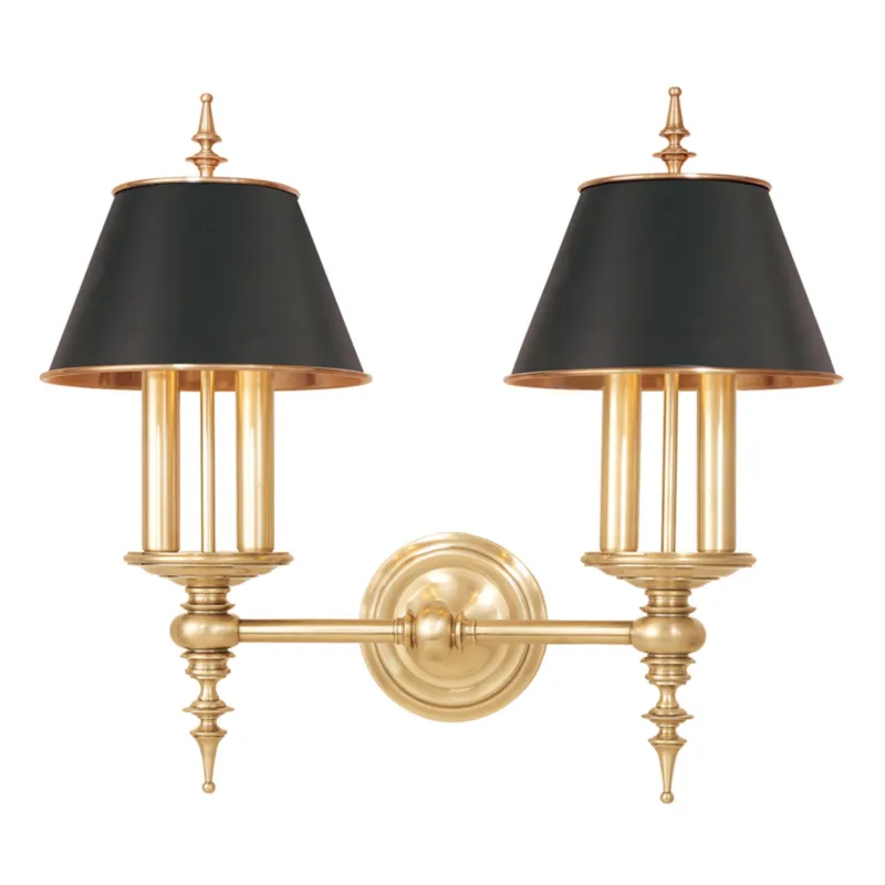 Cheshire 4-Light Wall Sconce in Aged Brass 20.5W x 17.5H