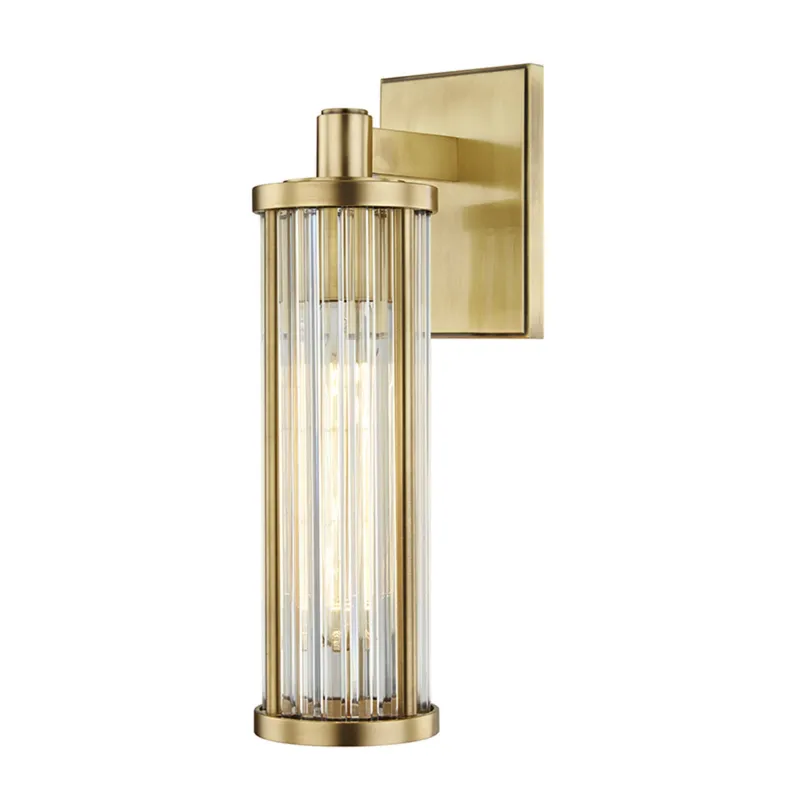 Marley 1-Light Wall Sconce in Aged Brass 4.5W x 14.25H