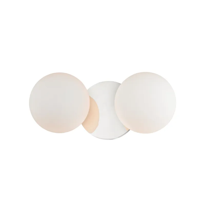 Baird 2-Light Bath and Vanity in Polished Chrome 11W x 4.75H
