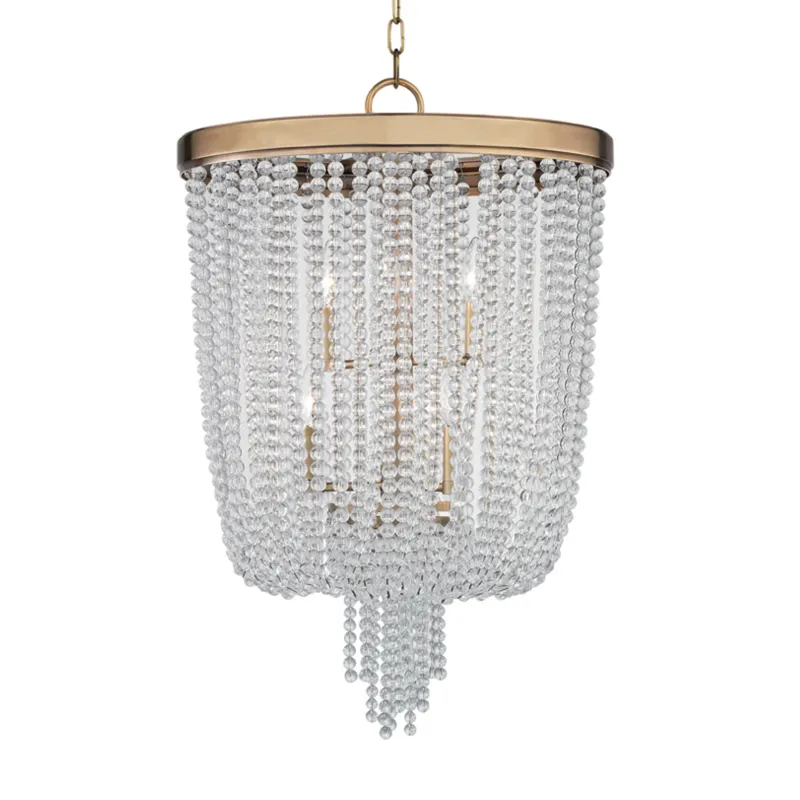 Royalton 6-Light Chandelier in Aged Brass 18.25W x 27.75H
