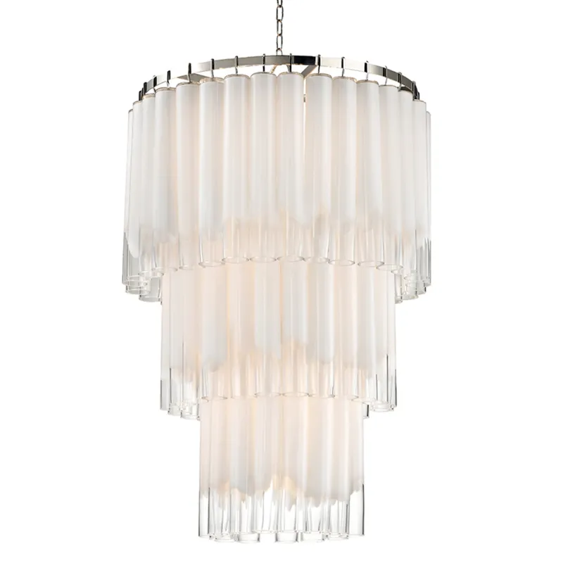 Tyrell 16-Light Chandelier in Polished Nickel 31W x 49H