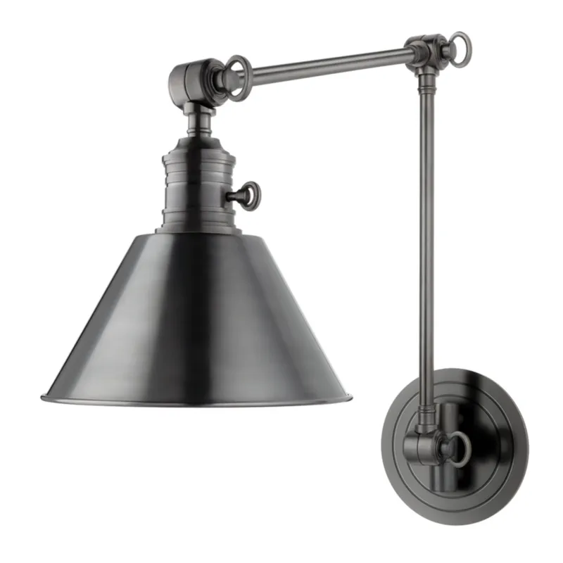 Garden City 1-Light Wall Sconce in Old Bronze 8W x 23H