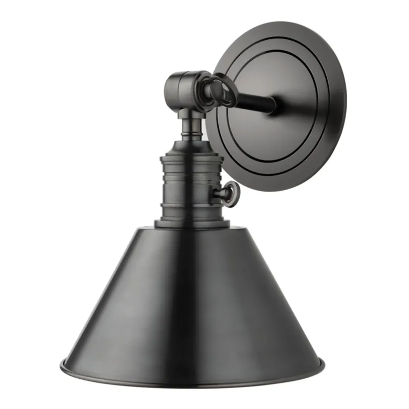 Garden City 1-Light Wall Sconce in Old Bronze 8W x 11H (8321-OB)