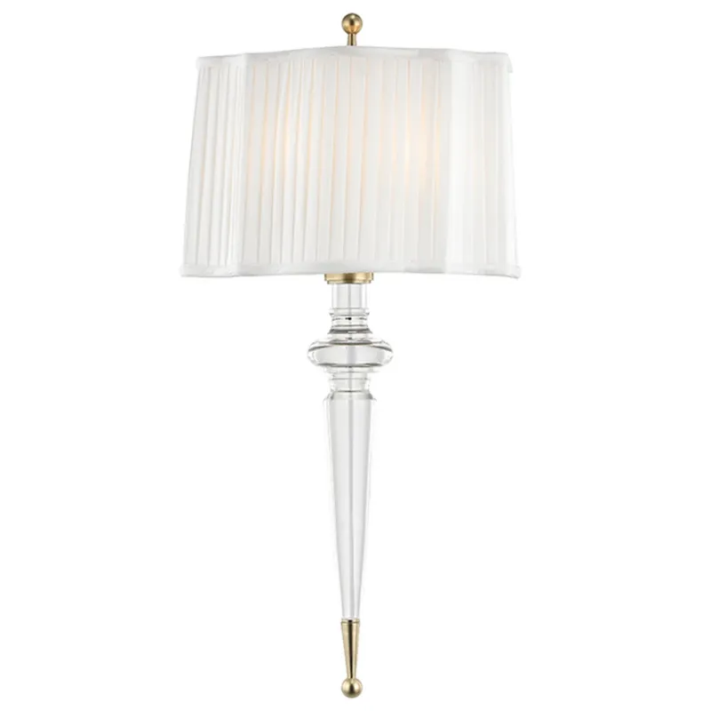 Tipton 2-Light Wall Sconce in Aged Brass 12.25W x 24H