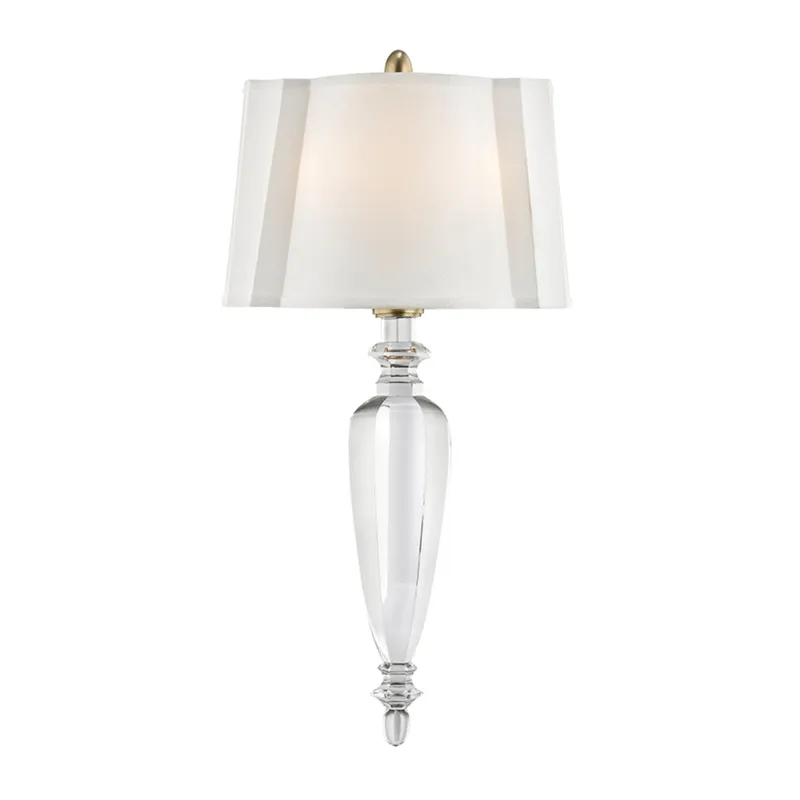 Tipton 2-Light Wall Sconce in Aged Brass 12W x 23.75H