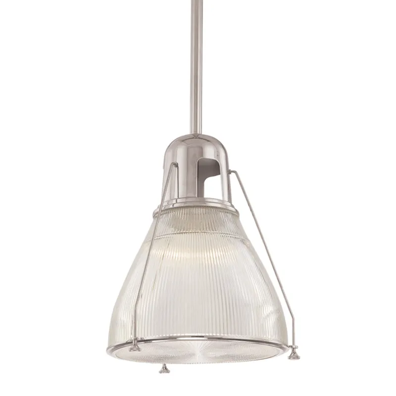 Haverhill 1-Light Pendant in Satin Nickel 16.5W x 23.5H