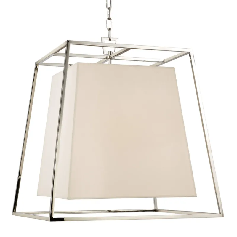 Kyle 6-Light Chandelier in Polished Nickel 24W x 26H