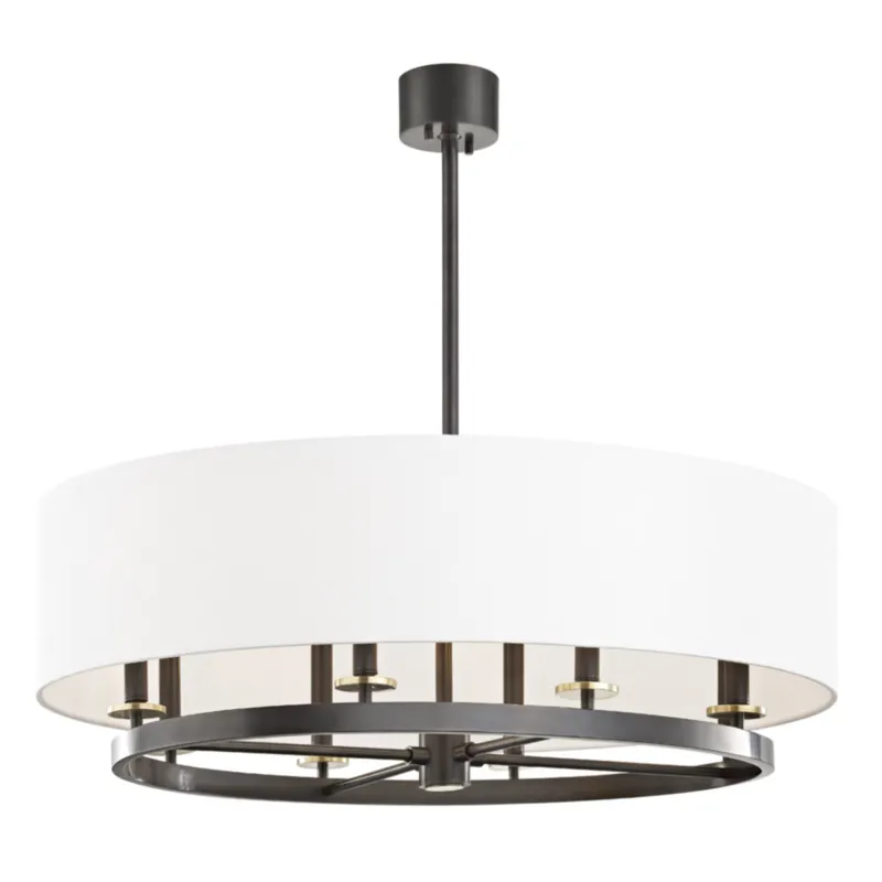 Durham 8-Light Linear in Aged Brass/Old Bronze 26.5L x 39.25W x 12H