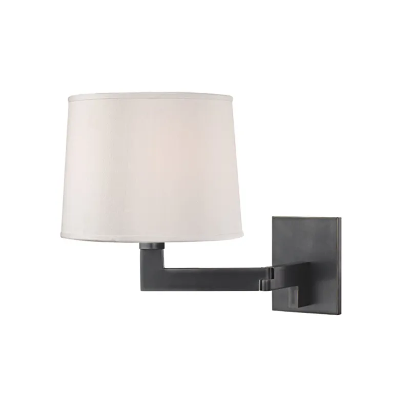 Fairport 1-Light Wall Sconce in Old Bronze 9W x 11.25H