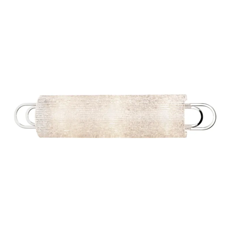 Buckley 3-Light Bath and Vanity in Polished Nickel 25W x 5H