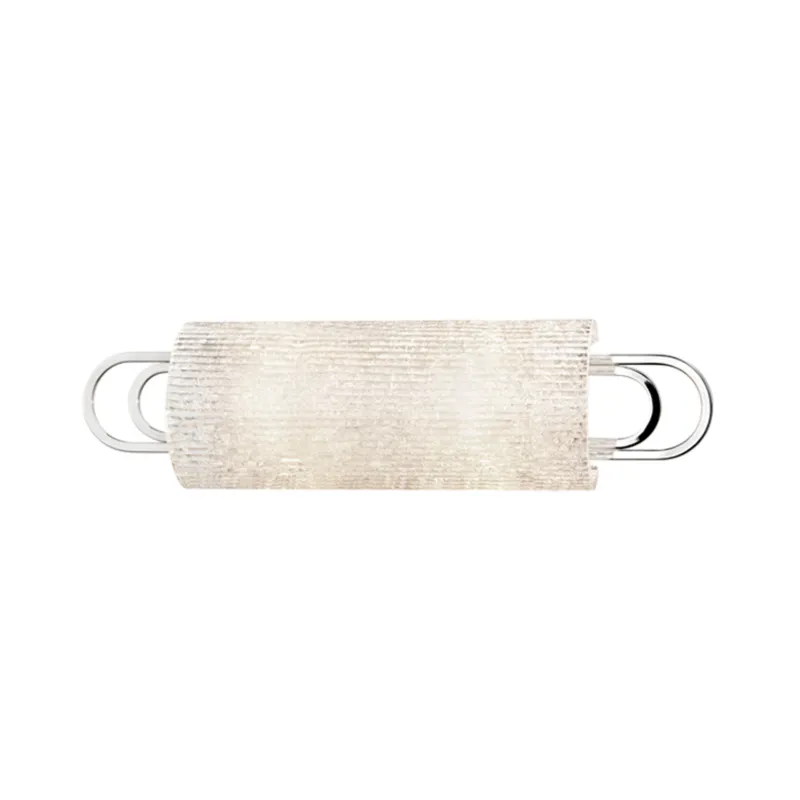 Buckley 2-Light Bath and Vanity in Polished Nickel 18W x 5H