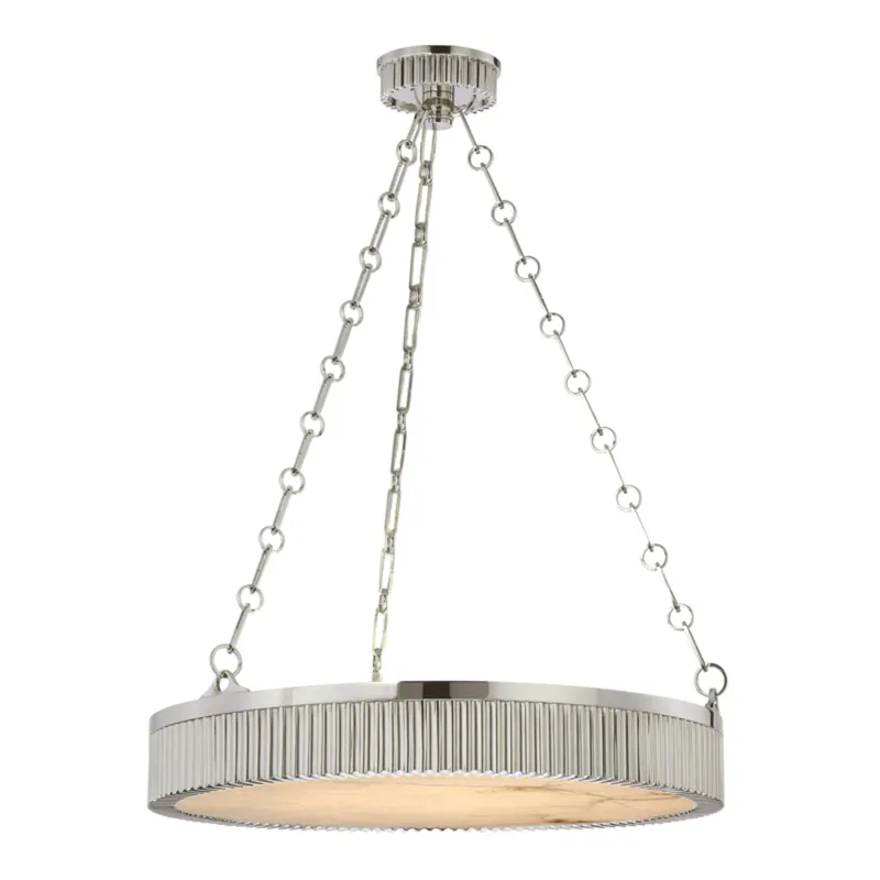 Lynden 5-Light Chandelier in Polished Nickel 22W x 5.25H