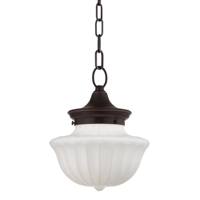 Dutchess 1-Light Pendant in Old Bronze 9W x 11.25H