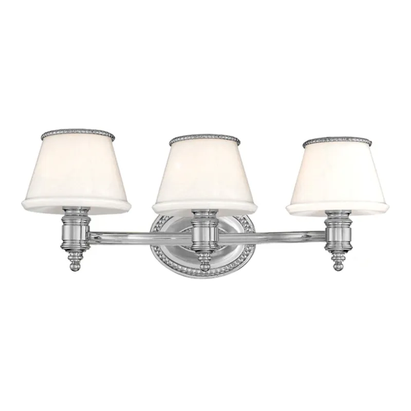 Richmond 3-Light Bath and Vanity in Polished Nickel 23.75W x 7.5H