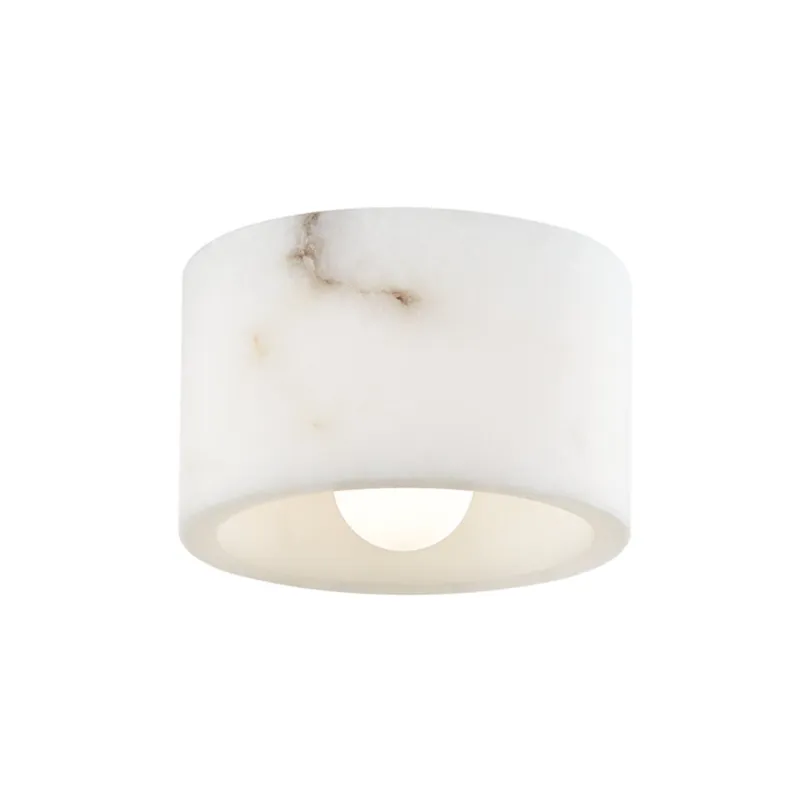 Loris 1-Light Flush Mount in Polished Nickel 6.25W x 4.75H (4500-ALA-PN)
