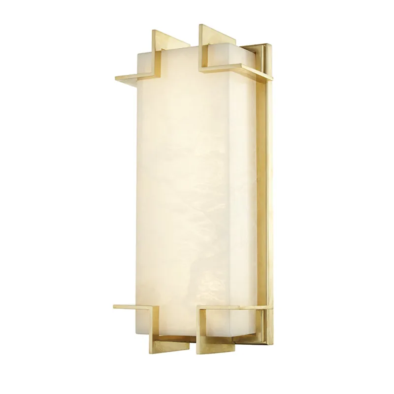 Delmar 1-Light Wall Sconce in Aged Brass 6.5W x 14.75H