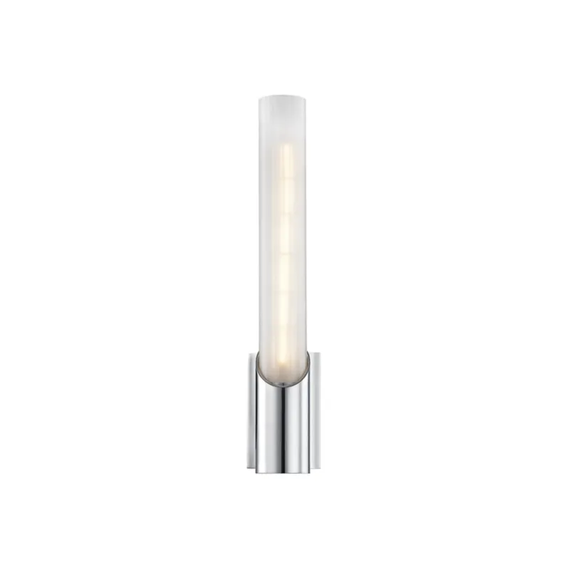 Pylon 1-Light Wall Sconce in Polished Chrome 2.75W x 13.75H