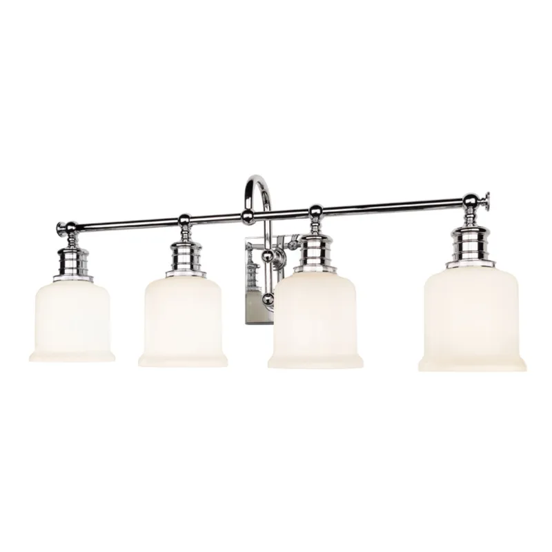 Keswick 4-Light Bath and Vanity in Polished Chrome 29W x 11H