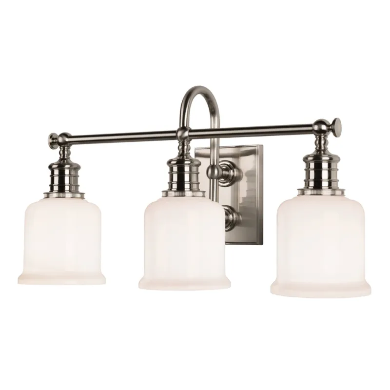 Keswick 3-Light Bath and Vanity in Satin Nickel 21W x 11H