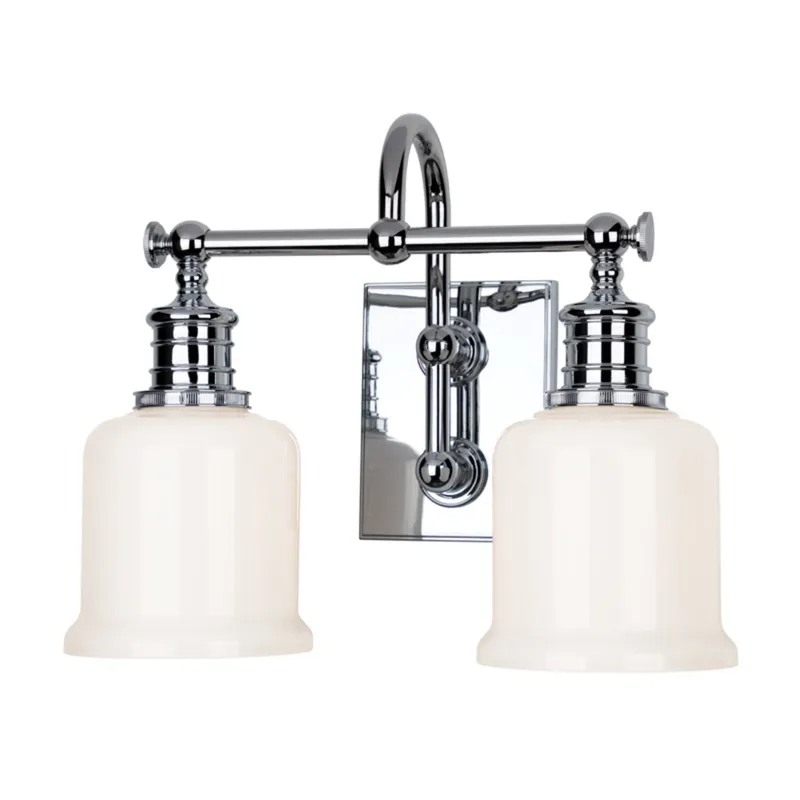 Keswick 2-Light Bath and Vanity in Polished Chrome 13.5W x 11H