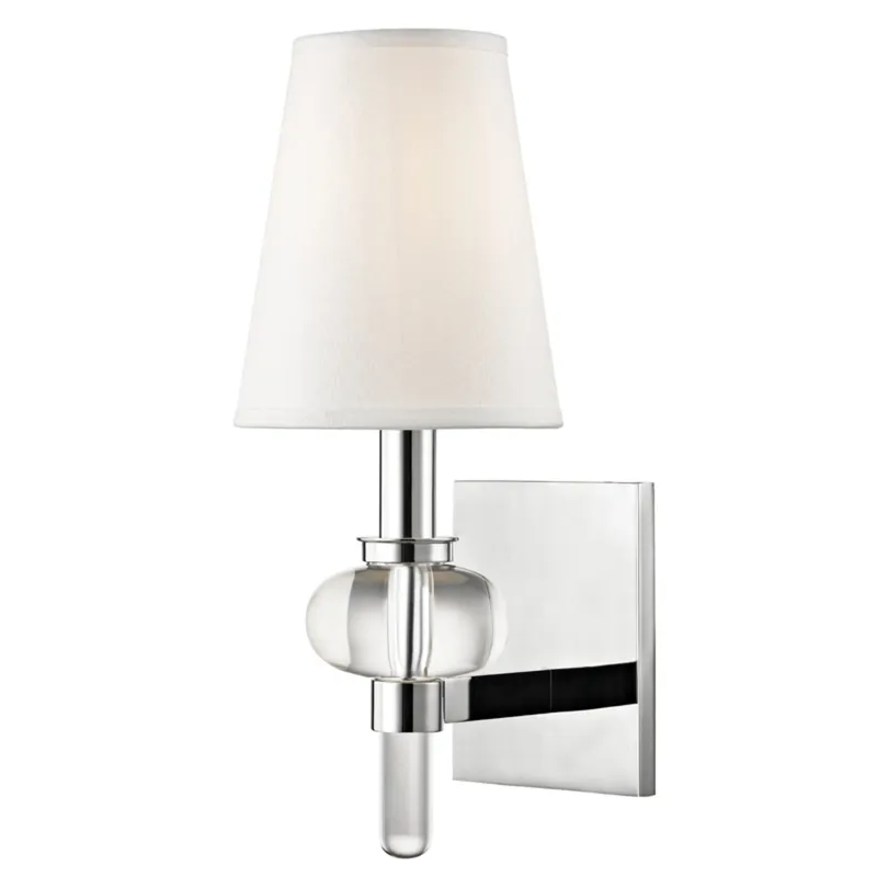 Luna 1-Light Wall Sconce in Polished Chrome 5.5W x 14H