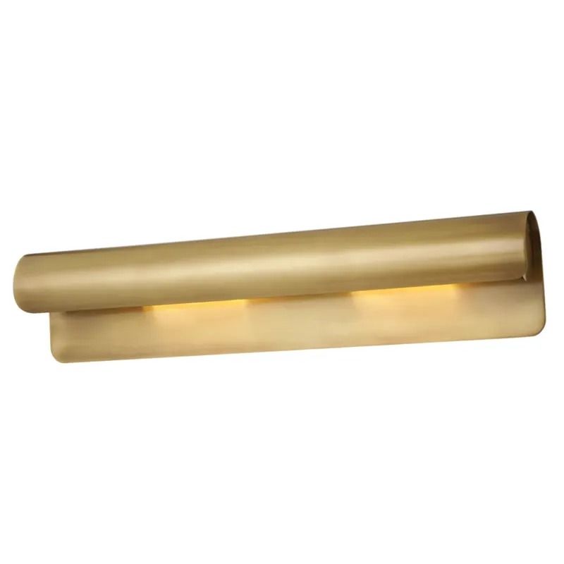 Accord 2-Light Wall Sconce in Aged Brass 5.5W x 25H