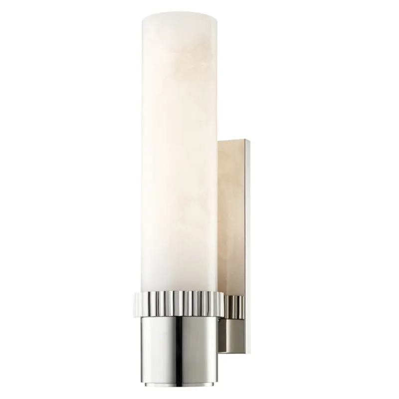 Argon 1-Light Wall Sconce in Polished Nickel 4.25W x 15.25H