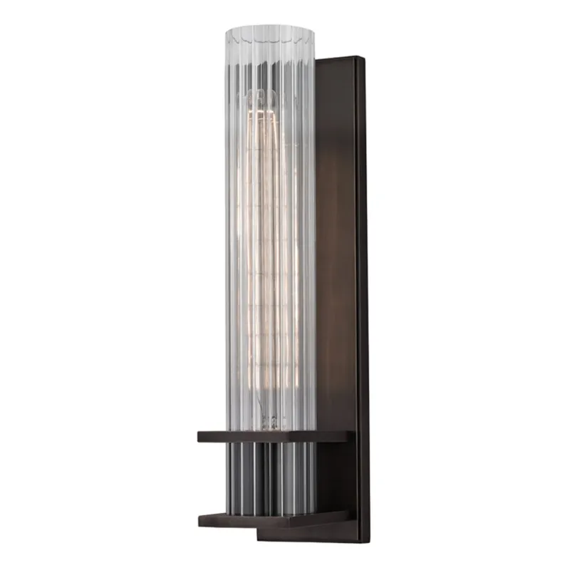 Sperry 1-Light Wall Sconce in Old Bronze 3W x 12.75H