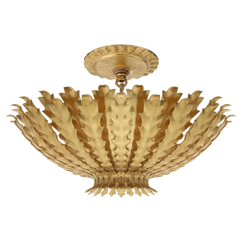 AERIN Hampton Mini Chandelier in Gild Ceiling Light W16.75" x H8"