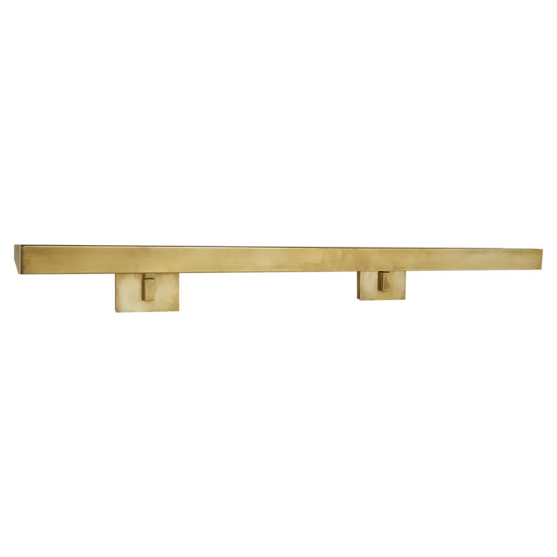 J. Randall Powers McClain 42" Hardwired Picture Light in Hand-Rubbed Antique Brass Wall Light W42" x H4.5"