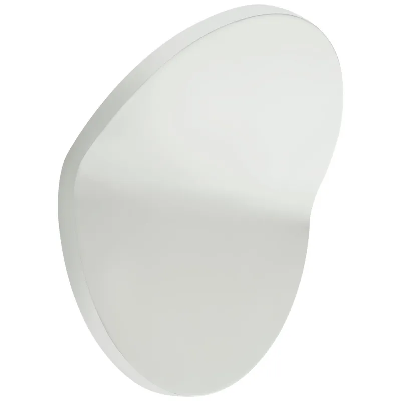 Peter Bristol Bend Large Round Light in White Wall Light W12" x H11.5"