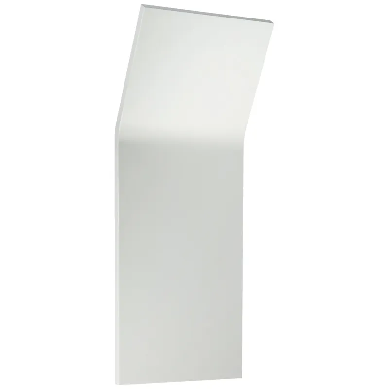 Peter Bristol Bend Large Tall Light in White Wall Light W8" x H20"