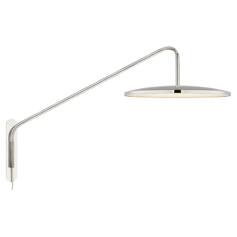Peter Bristol Dot 16" Articulating Wall Light in Polished Nickel W16.25" x H28"