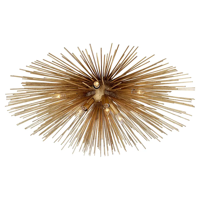 Kelly Wearstler Strada Medium Flush Mount in Gild Ceiling Light W28" x H11"
