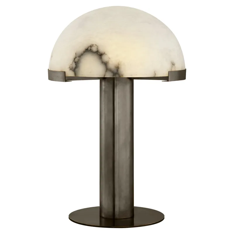 Kelly Wearstler Melange Table Lamp in Bronze with Alabaster W16.25" x H23"
