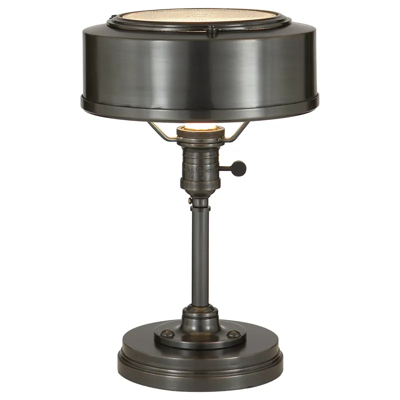 Thomas O'Brien Henley Task Lamp in Bronze Table Lamp W8.5" x H13"